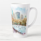 Tasse Latte Patinoire Central Park New York (Droite)