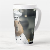 Tasse Latte Pâtisserie : La Capybara Culinaire (Angle droit)