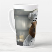 Tasse Latte Pâtisserie : La Capybara Culinaire (Angle gauche)