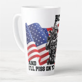 Tasse Latte Patriote américain (Angle gauche)