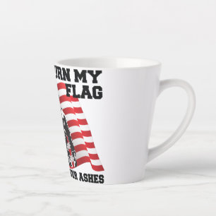 Tasse Latte Patriote américain