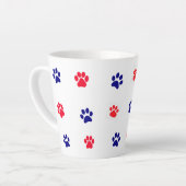 Tasse Latte Patriote des raveleurs QPT de Dillon (Angle gauche)