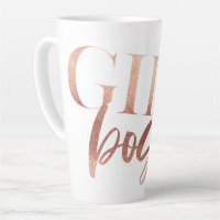 Patronne | Rose Gold Texte Noir |