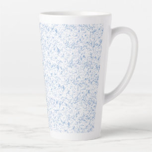 Tasse Latte Patte arrière - plan blanche, répétée, subtile, te