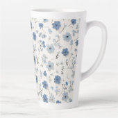Tasse Latte Patte de fleurs (Droite)