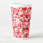 Tasse Latte Patterns de Valentine (Devant)