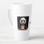 Tasse Latte Pause café du panda (Angle gauche)