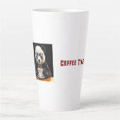 Tasse Latte Pause café du panda (Devant)