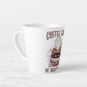 Tasse Latte Pause café - Thème Halloween (Angle gauche)