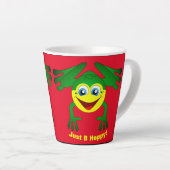 Tasse Latte Pause Grenouille (Angle droit)
