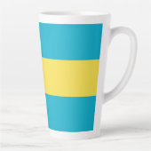 Tasse Latte pavillon des Bahamas (Droite)