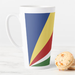 Tasse Latte pavillon des Seychelles