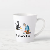Tasse Latte Pavlov's Cat Funny Psychology (Droite)