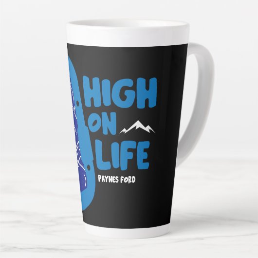 Tasse Latte Paynes Ford Alpinisme Nouvelle-Zélande (Angle droit)