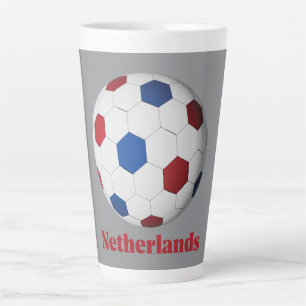 Tasse Latte Pays-Bas Football
