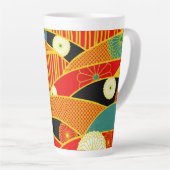Tasse Latte Paysage magique Abstrait (Angle droit)