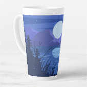 Tasse Latte Paysage naturel (Angle gauche)
