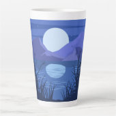 Tasse Latte Paysage naturel (Devant)