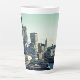 Tasse Latte Paysage urbain de Seattle