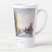 Tasse Latte Paysages canadiens : Repos Stop Latté Cup (Droite)