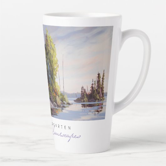 Tasse Latte Paysages canadiens : Repos Stop Latté Cup (Droite)