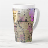 Tasse Latte PC2508 - Chouette d'attractions (Angle droit)