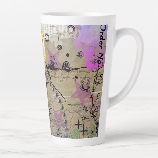 Tasse Latte PC2508 - Chouette d'attractions (Droite)
