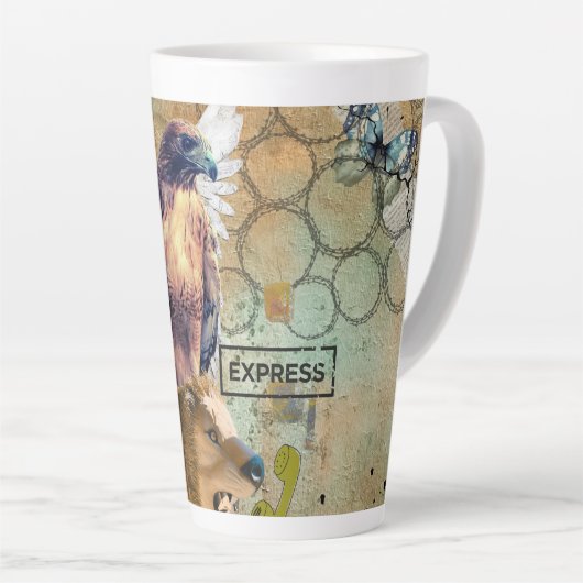 Tasse Latte PC2511 - Angel Hawk (Angle droit)