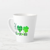 Tasse Latte Peace Love Irish-60682 (Angle gauche)