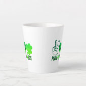 Tasse Latte Peace Love Irish-60682 (Devant)