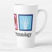Tasse Latte Peace Love Rheumatology (Droite)