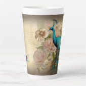 Tasse Latte Peacock (matching journal available) (Devant)