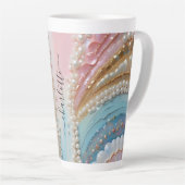 Tasse Latte Pearlescent Peint Pearls Coques (Angle droit)