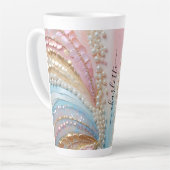 Tasse Latte Pearlescent Peint Pearls Coques (Angle gauche)