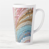 Tasse Latte Pearlescent Peint Pearls Coques (Droite)