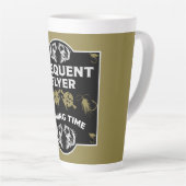 Tasse Latte Pêche au volant Canada (Angle droit)