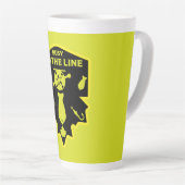 Tasse Latte Pêche au volant Canada (Angle droit)