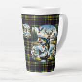 Tasse Latte Pêche, Cerf, Chasse au Canard (Angle droit)