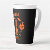 Tasse Latte Pêche saumon Alaska (Angle droit)