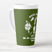 Tasse Latte Pêche saumon Canada (Angle gauche)