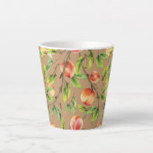 Tasse Latte Pêche sur l'arbre (Devant)