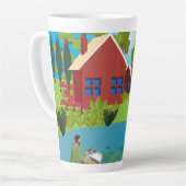 Tasse Latte Pêcheurs (Angle gauche)