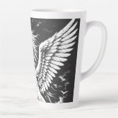 Tasse Latte Pégase — Messager ailé de la tempête (Droite)