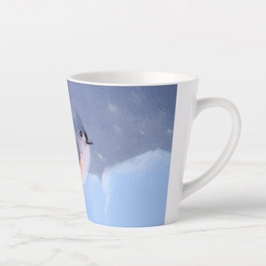 Tasse Latte Peinture à la souris - Joli art original pour chie (Droite)