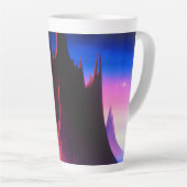 Tasse Latte Peinture à l'huile Dream World (Angle droit)