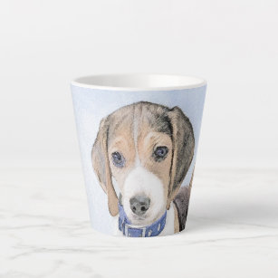Tasse Latte Peinture beagle - Cute Original Chien Art