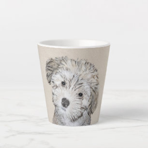 Tasse Latte Peinture de Chien Havanais - Cute Original Chien A