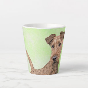 Tasse Latte Peinture Irlandaise Terrier - Cute Original Chien