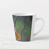 Tasse Latte Peinture Oriole - Art Oiseau Original (Droite)