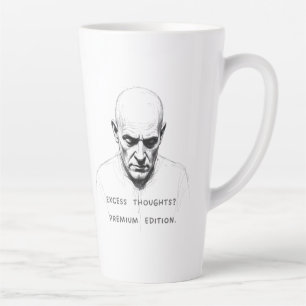 Tasse Latte Pensées Excessives ? Édition Premium